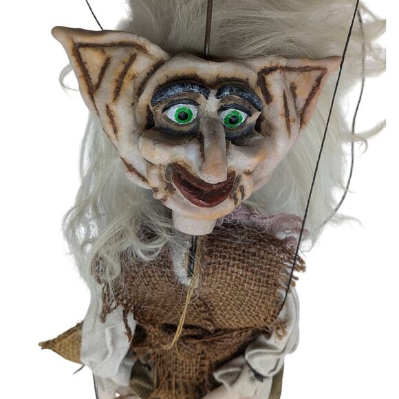 Loutky Czech Marionette Puppet Signed ČERNÝ - U Dekorač.výrobek *AS IS - Read - Picture 8 of 8